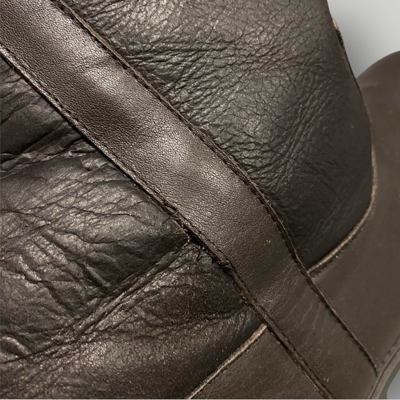 SANTANA Canada Shearling Boots Sz 8 Brown - Picture 13 of 13